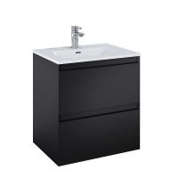 LOTOSAN Akra skříňka pod umyvadlo/desku 60cm, černá matná LOTOSAN Akra skříňka pod umyvadlo/desku 60cm, černá matná