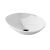 LOTOSAN River umyvadlo na desku 50x42cm, bílá lesklá