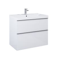 LOTOSAN Scarlet skříňka pod umyvadlo/desku 80cm, bílá lesklá LOTOSAN Scarlet skříňka pod umyvadlo/desku 80cm, bílá lesklá