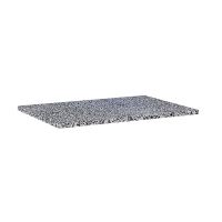 LOTOSAN Lotostone deska pod umyvadlo, 100x49,4x2cm, Terrazzo Salt&amp;Pepper