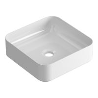 LOTOSAN Quatro umyvadlo na desku monocolor, bílá matná LOTOSAN Quatro umyvadlo na desku monocolor, bílá matná