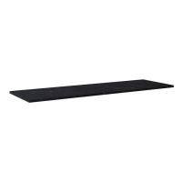 LOTOSAN Lotostone deska pod umyvadlo 160cm, černá matná mramor