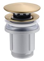 IMEX PVC click-clack výpusť kartáčované zlato