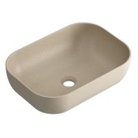 LOTOSAN Ovalo Terra umyvadlo na desku, Terra White LOTOSAN Ovalo Terra umyvadlo na desku, Terra White