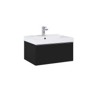 LOTOSAN Scarlet skříňka pod umyvadlo/desku 60cm, černá matná