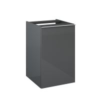 LOTOSAN Scarlet kontejner s košem na prádlo 40cm, antracit lesklá